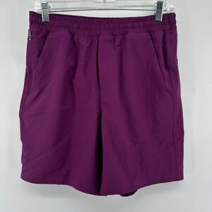 VRST All-In Unlined Shorts Mens Small 7 Inch Inseam Purple Relaxed Fit NWT